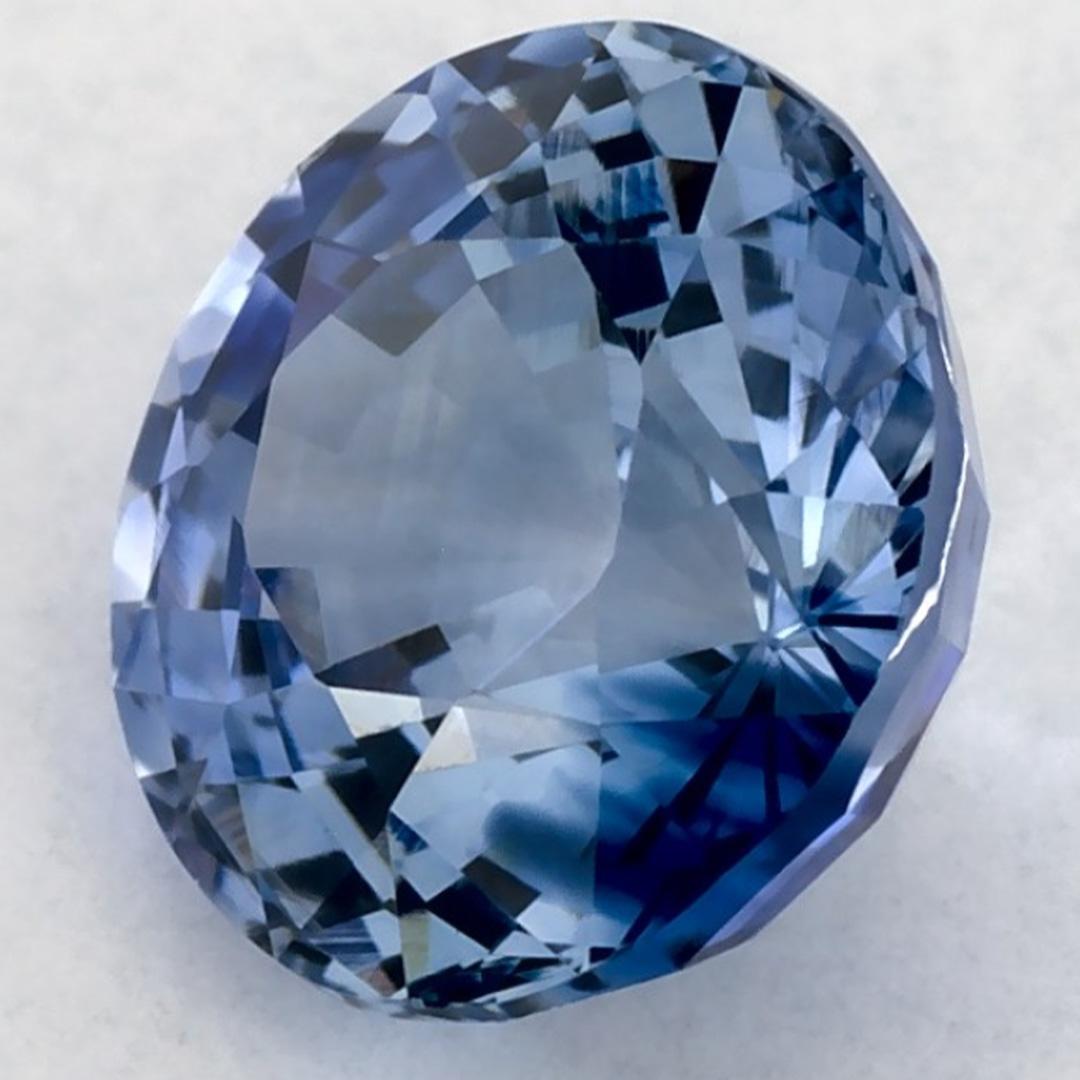 Women's 1.61 Ct Blue Sapphire Round Loose Gemstone For Sale