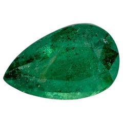 1.61 Ct Emerald Pear Loose Gemstone