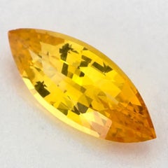 1.61 qt zafiro amarillo marquesa gema suelta