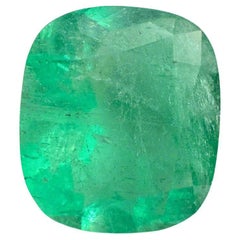 16.11 Carat Huge Colombian Emerald - 17.5x15 Cushion Cut Natural Loose Gemstone