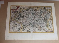 1612 Abraham Ortelius, Entitled "Lorraine, Lotharingiae, Nova Desciptio, " Ric008