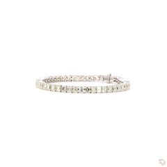 16.12 Carat Emerald Cut Diamond Bracelet