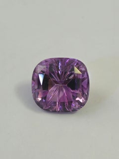 16.12 ct Brazil Amethyst Natural Fantasy Cut Cushion 16X16