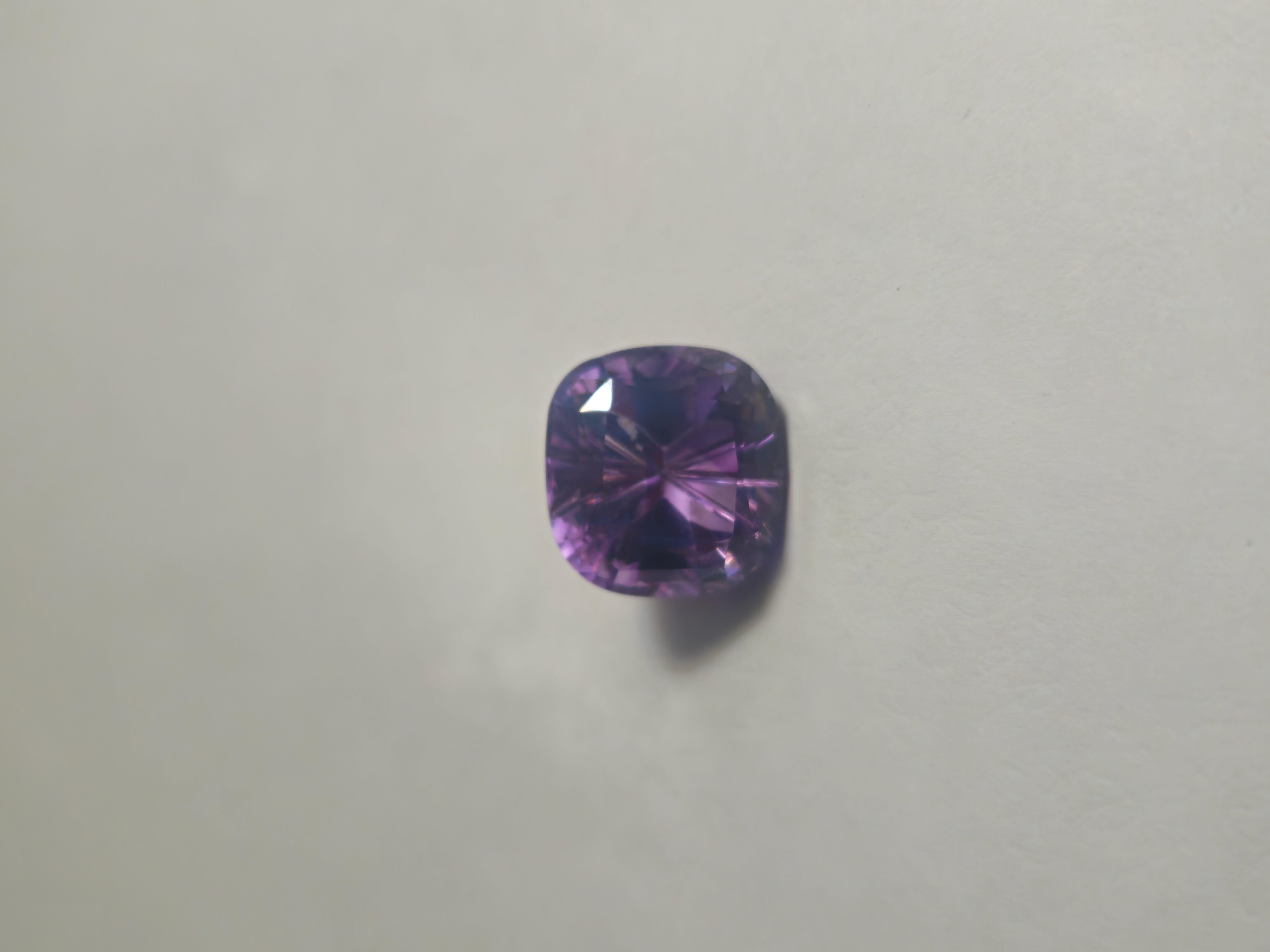 16.12 ct Brazil Amethyst Natural Fantasy Cut Cushion 16X16 en venta 3