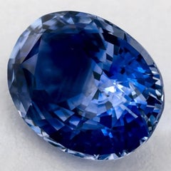 1.62 Ct Blue Sapphire Oval Loose Gemstone
