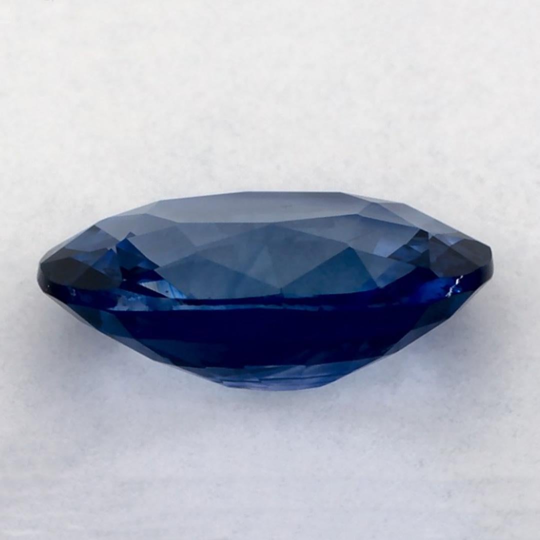 1.62 Ct Blue Sapphire Oval Loose Gemstone In New Condition For Sale In Fort Lee, NJ