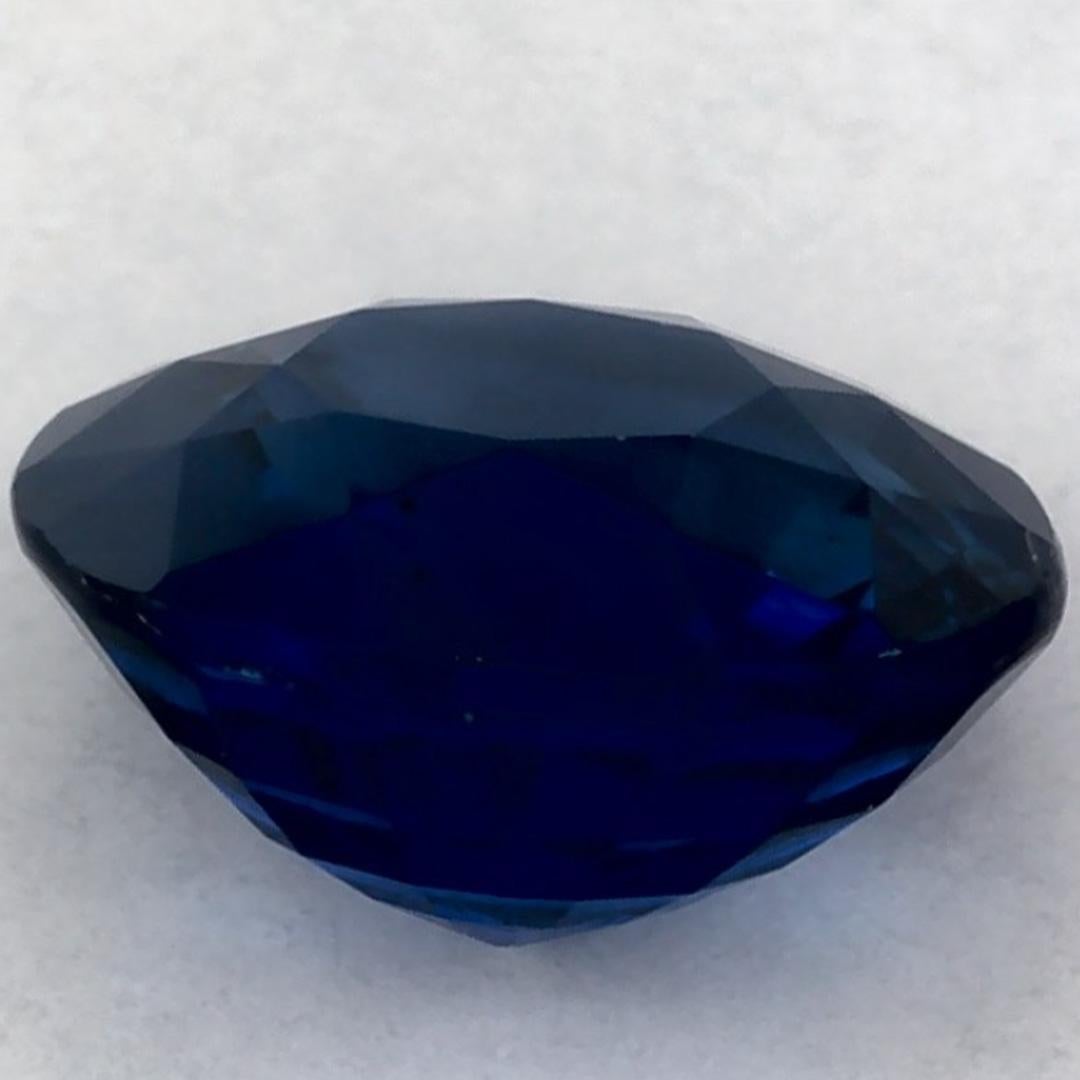 1.62 carati di zaffiro blu ovale sfuso In condizioni Nuovo in vendita a Fort Lee, NJ