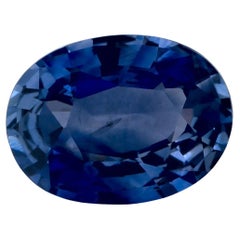 1.62 Ct Blue Sapphire Oval Loose Gemstone