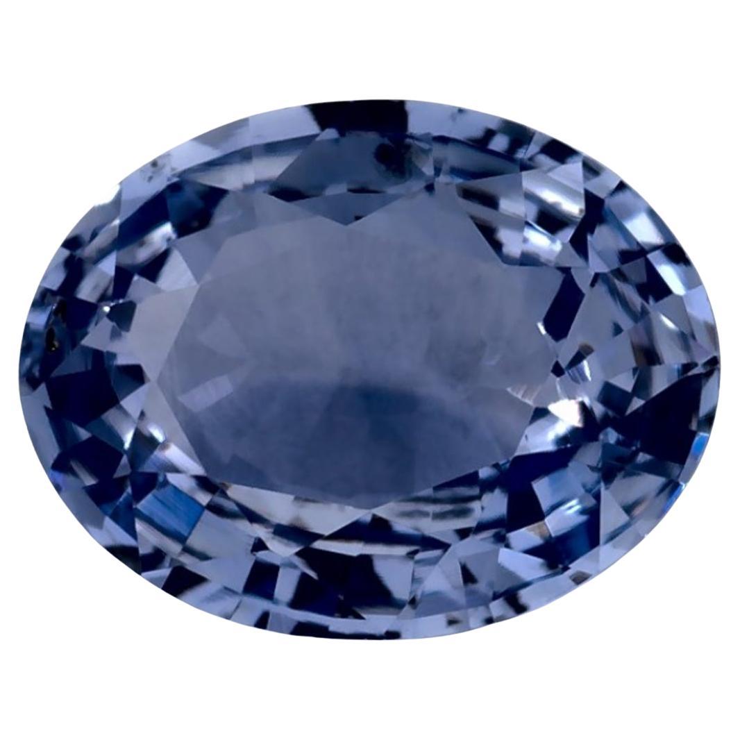 1.62 Ct Blue Sapphire Oval Loose Gemstone