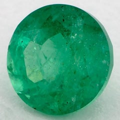 1.62 Ct Emerald Round Loose Gemstone