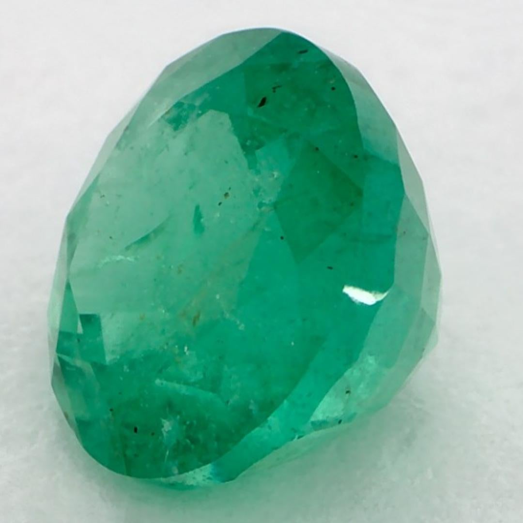 1.62 Ct Smaragd Runde Lose Edelstein (Rundschliff) im Angebot
