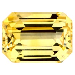 1.62 Ct Yellow Sapphire Octagon Loose Gemstone