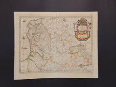 1620 Map of Artois Entitled "Artesia Comitatvs Artois, " by Bleau, Ric.a012