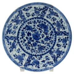 1622-1722 Plato de porcelana china de exportación Kangxi