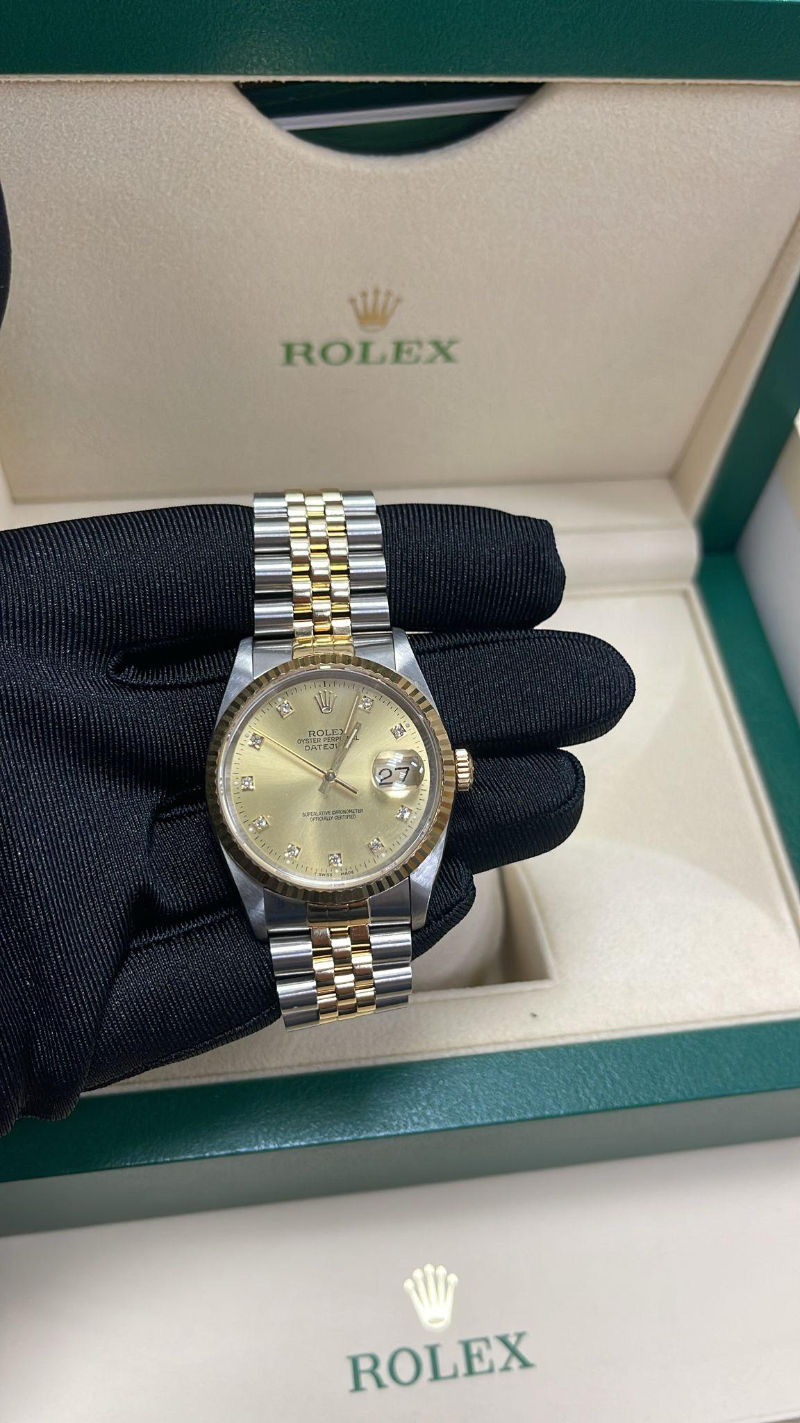 16233J Orologio Rolex con borchie di diamanti In condizioni buone in vendita a kOWLOON, HK
