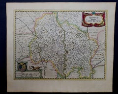 1625 Mercator Map of the Provenience of Quercy, "Quercy Cadvrcivm Ric.0013