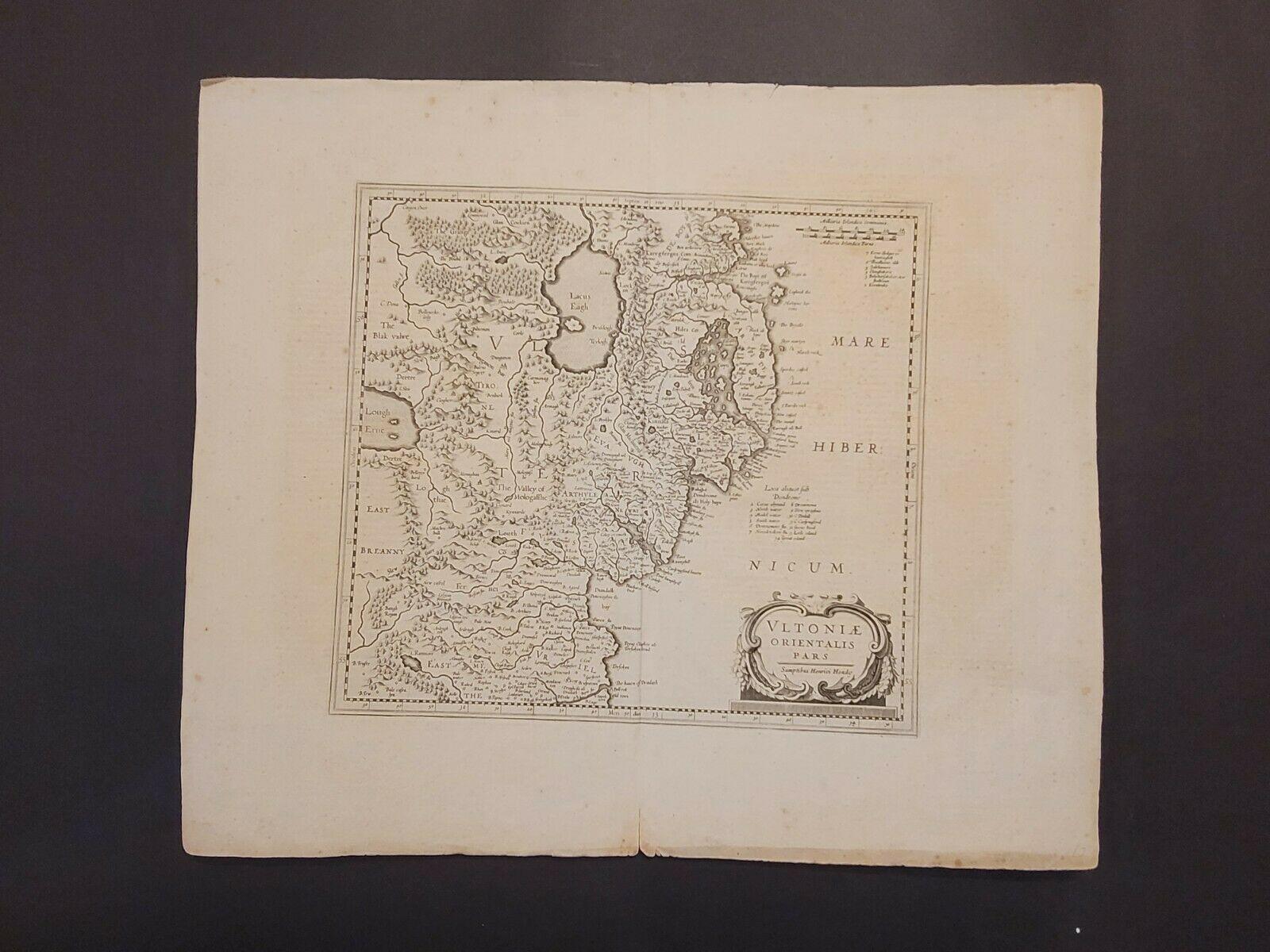 1627 Hendrik Hondius map entitled 
