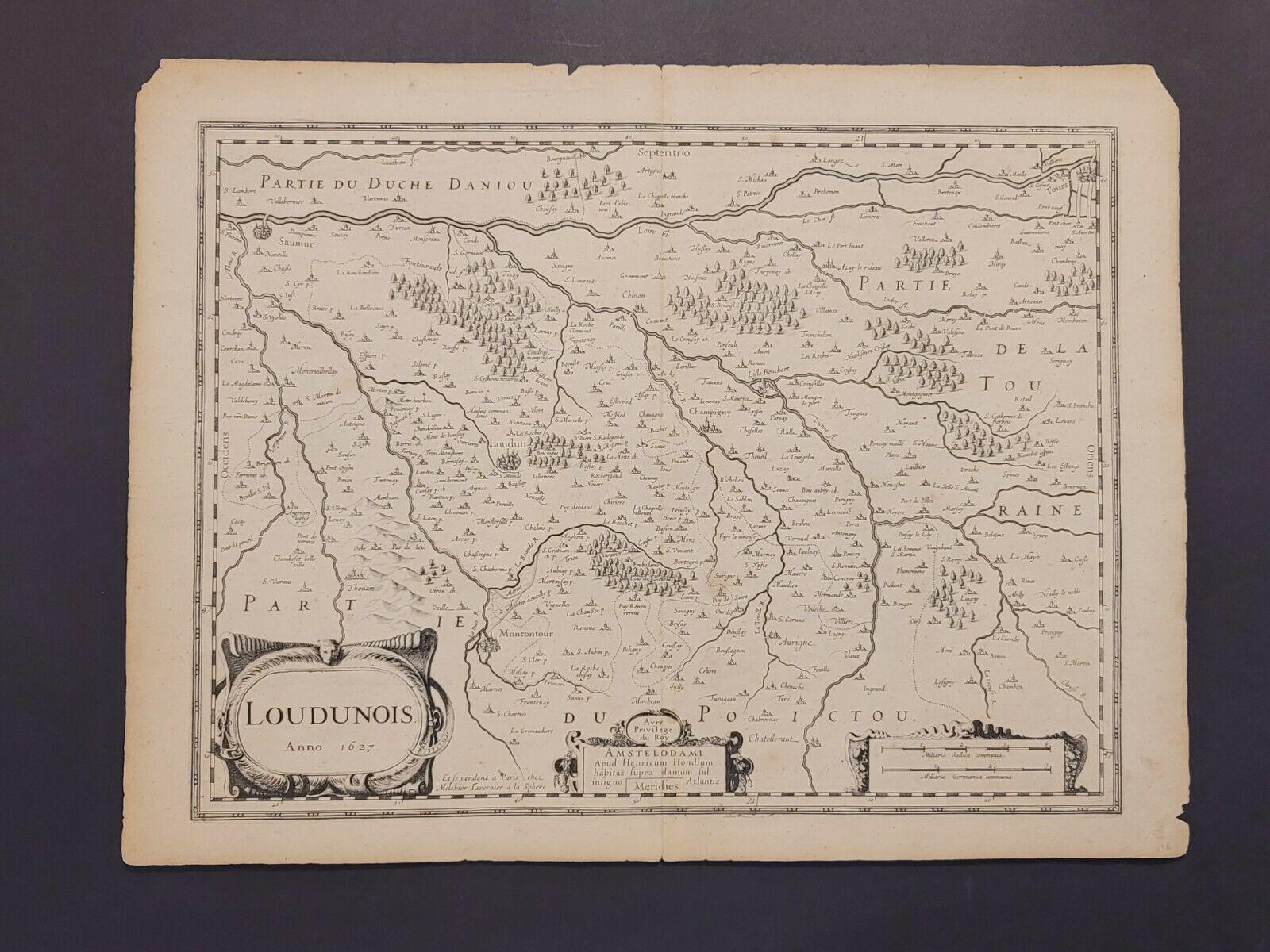carte de 1627 intitulée
 