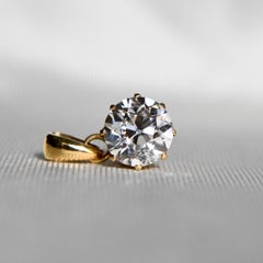 1.62ct VVS antique old European cut diamond pendant