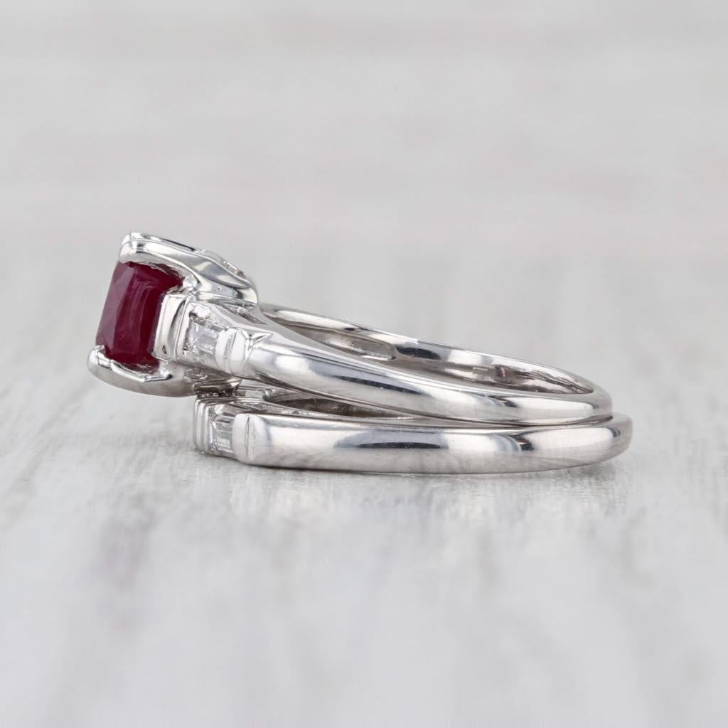 da uomo o donna Anello di fidanzamento con diamante rubino di 1,62 ct. in vendita