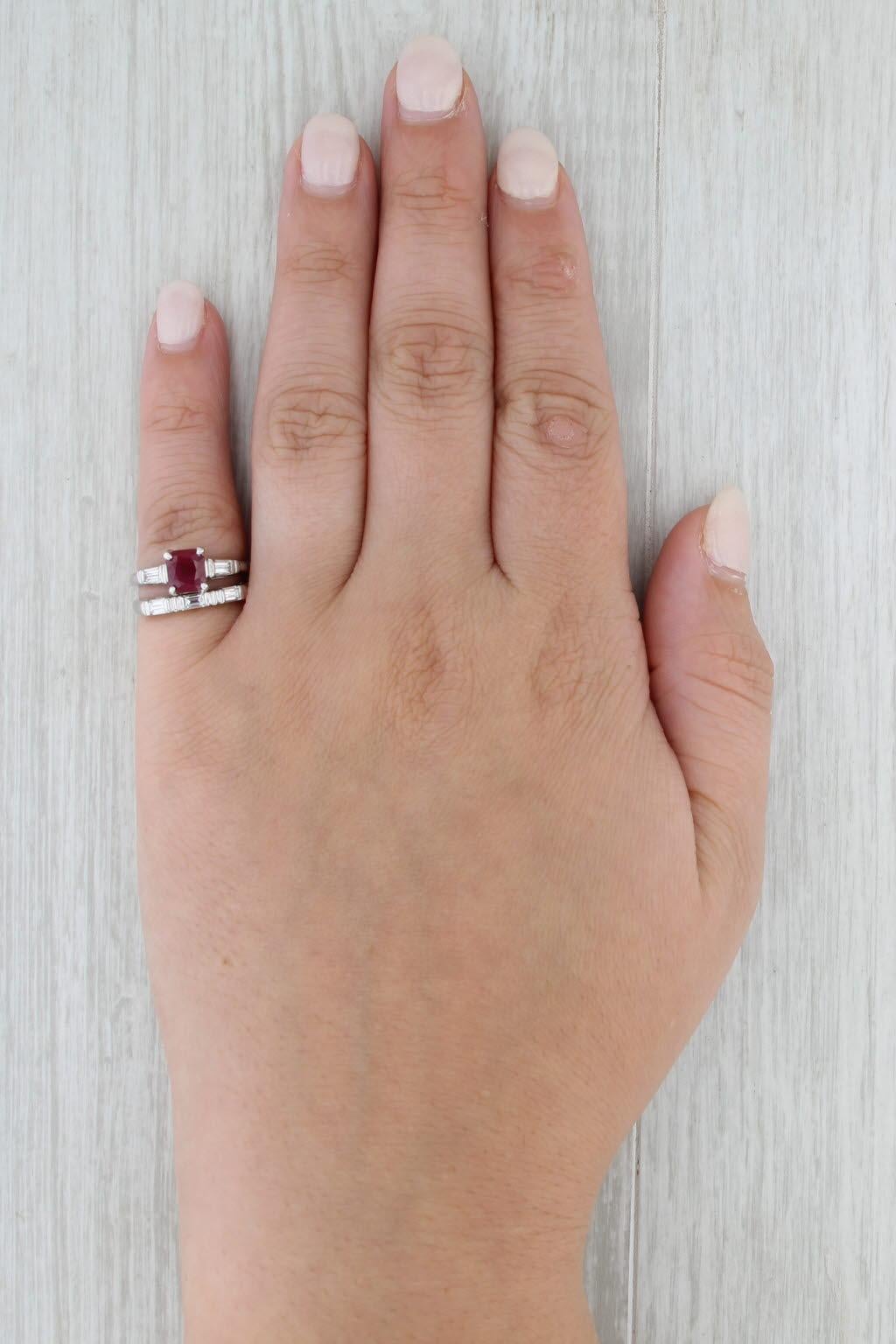Anello di fidanzamento con diamante rubino di 1,62 ct. in vendita 4