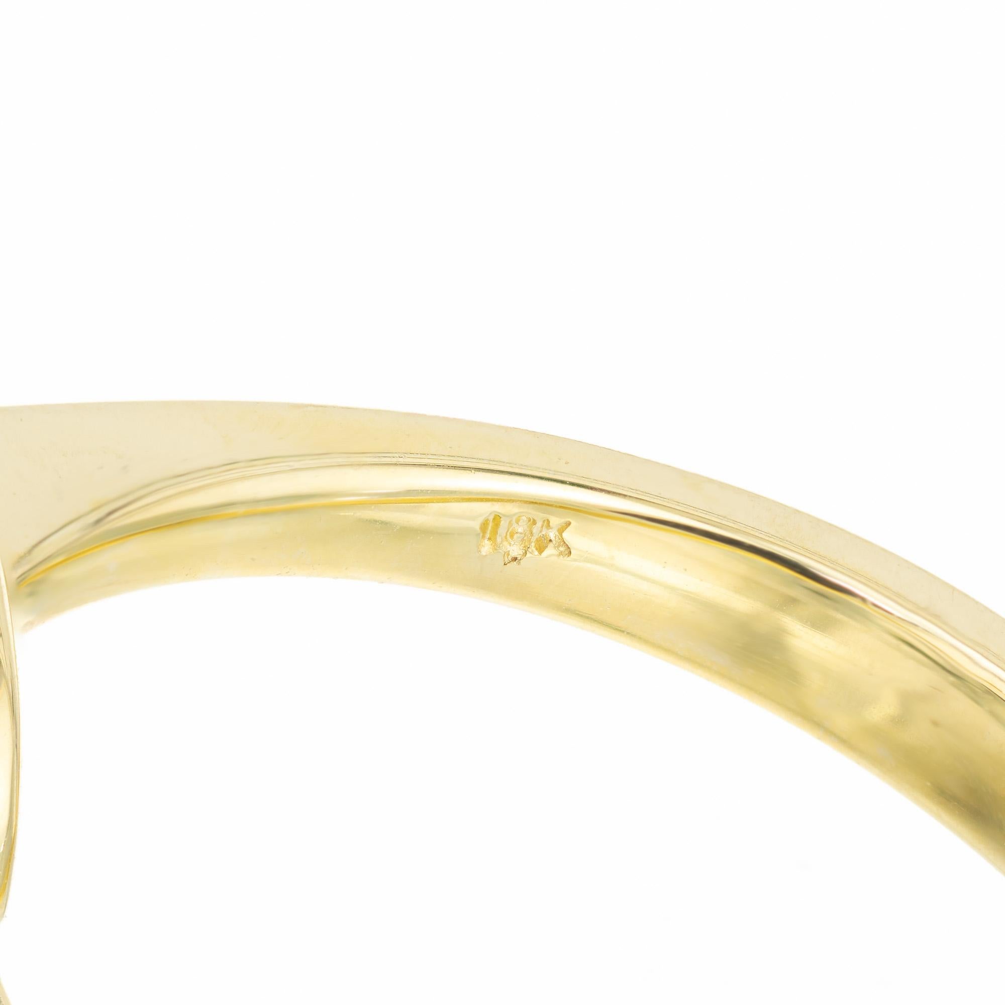 1,63 Karat birnenförmiger Diamant-Halo-Verlobungsring aus Gelbgold  im Angebot 1