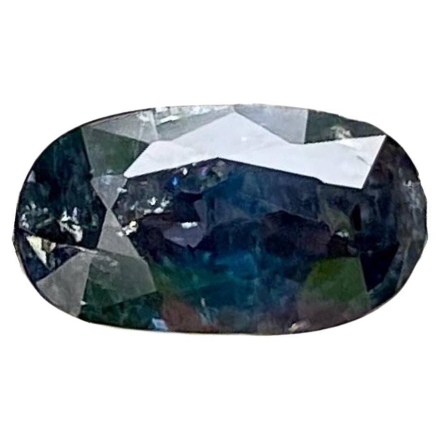 Pierre précieuse du Sri Lanka, saphir naturel à couleur changeante de 1,63 carat, taille ovale
