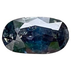 Pierre précieuse du Sri Lanka, saphir naturel à couleur changeante de 1,63 carat, taille ovale