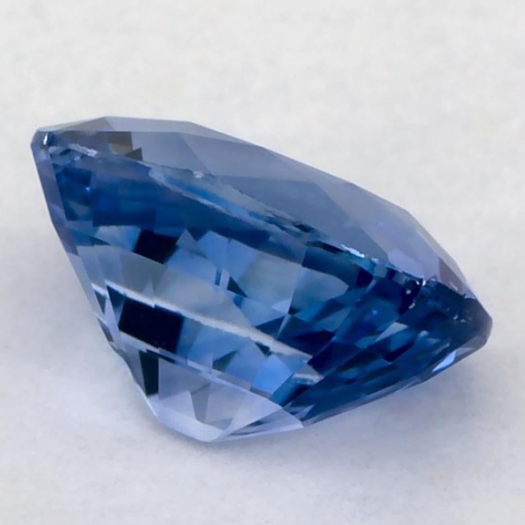 1.63 Karat Blauer Saphir Cushion Loser Edelstein im Angebot 1