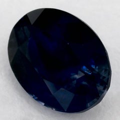 1.63 qt Zafiro Azul Oval Gema Suelta