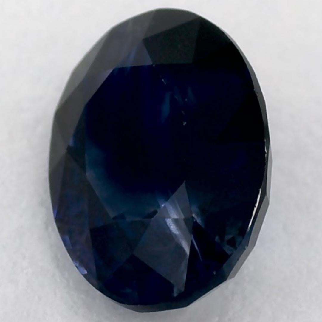 1.63 qt Zafiro Azul Oval Gema Suelta Corte oval en venta