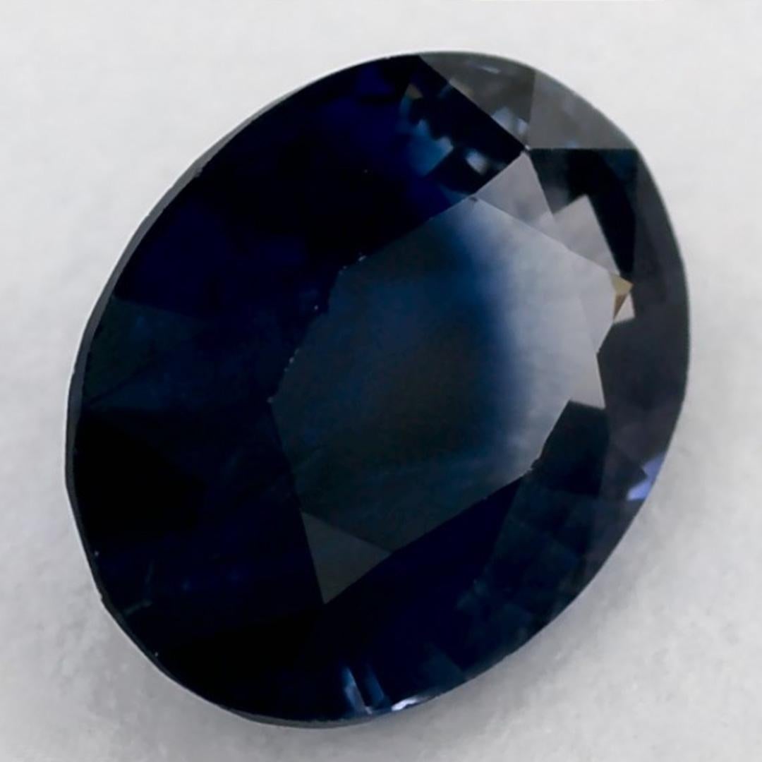 1.63 qt Zafiro Azul Oval Gema Suelta en Nuevo estado para la venta en Fort Lee, NJ