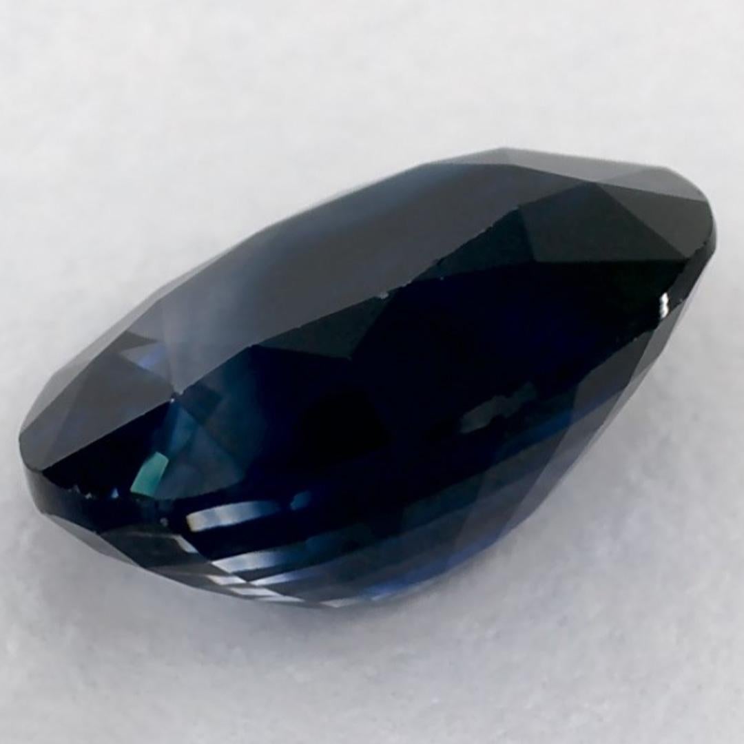 1.63 qt Zafiro Azul Oval Gema Suelta en venta 2
