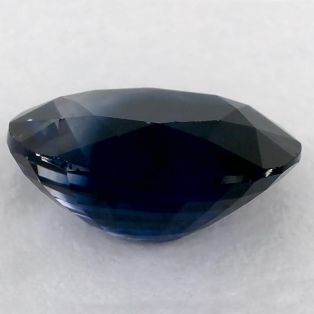 1.63 qt Zafiro Azul Oval Gema Suelta en venta 3