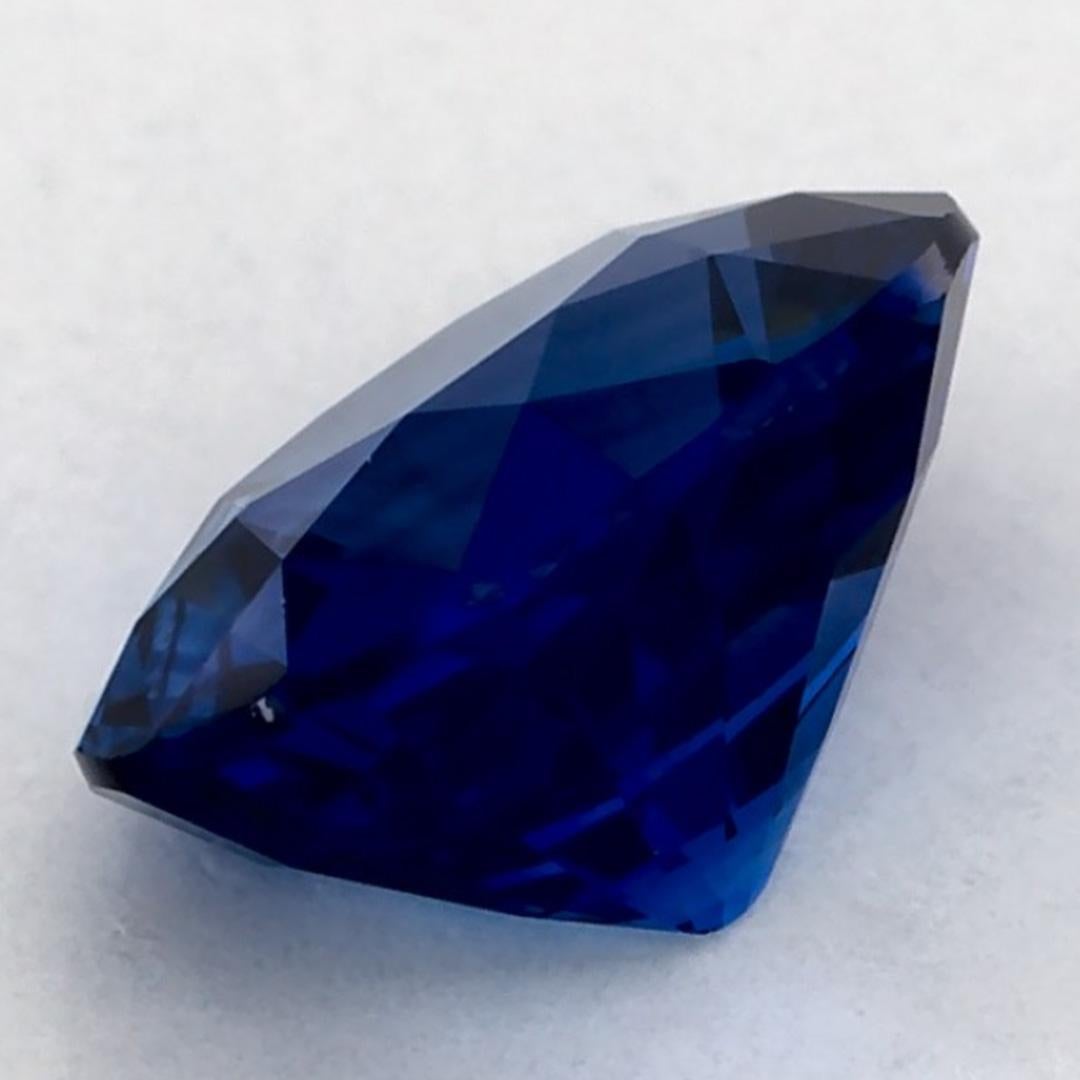 1.63 carati di zaffiro blu ovale sfuso in vendita 3