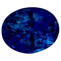 1.63 Ct Blue Sapphire Oval Loose Gemstone