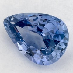 1.63 Ct Blue Sapphire Pear Loose Gemstone