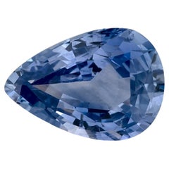 1.63 Ct Blue Sapphire Pear Loose Gemstone