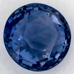 1.63 Ct Blue Sapphire Round Loose Gemstone (pierre précieuse en vrac)