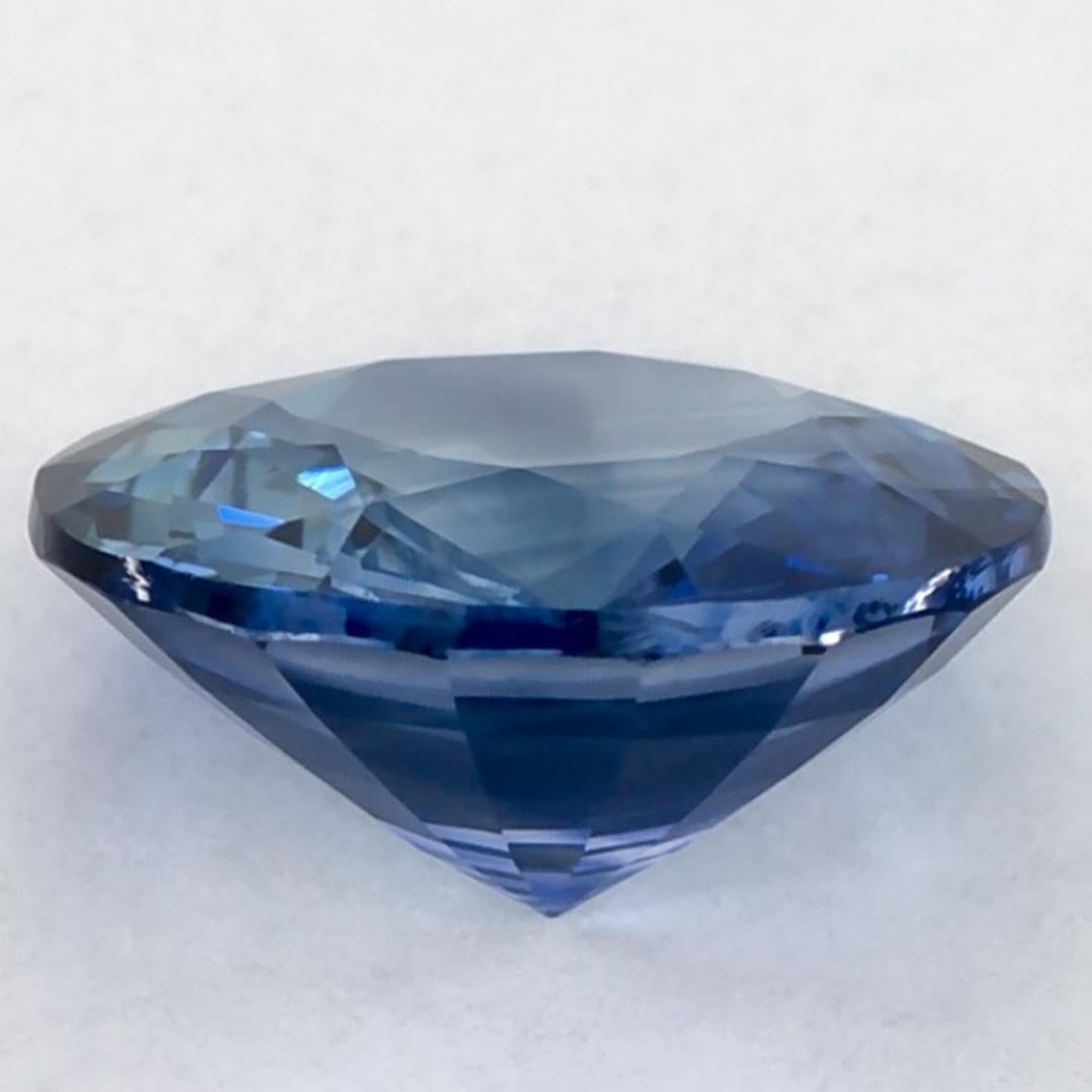 1.63 carati di zaffiro blu rotondo sfuso In condizioni Nuovo in vendita a Fort Lee, NJ