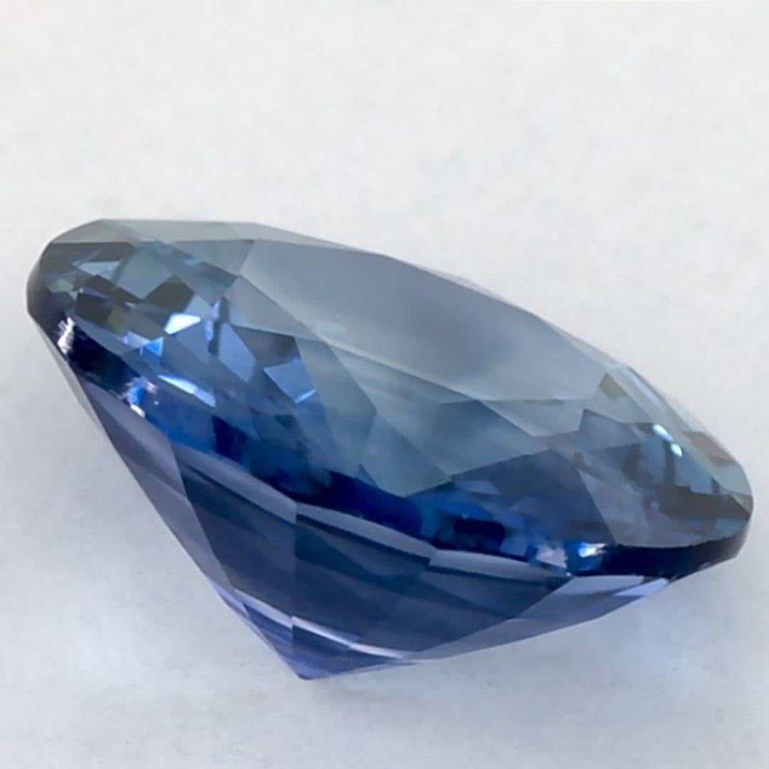 1.63 carati di zaffiro blu rotondo sfuso in vendita 1