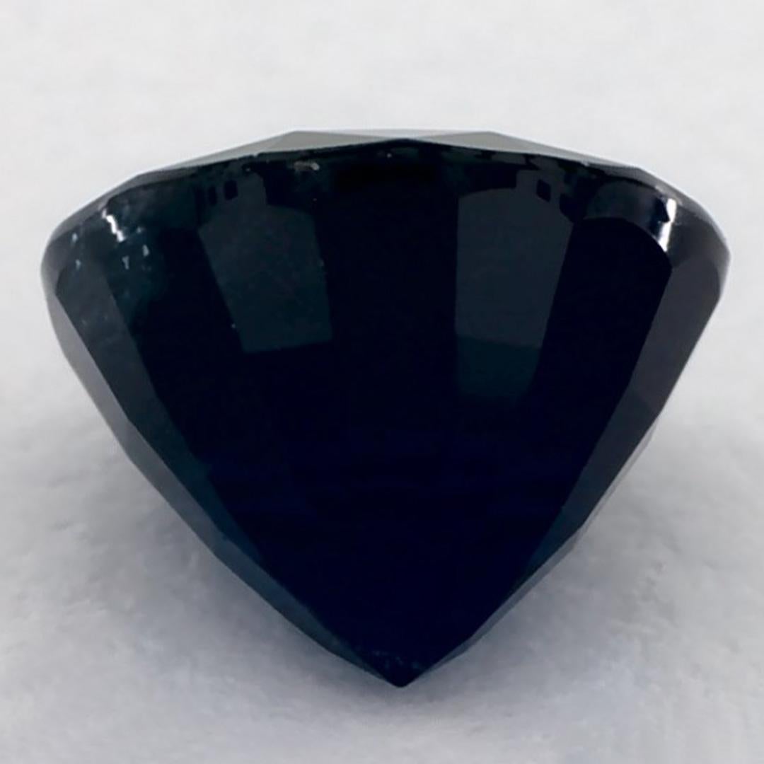 1.63 Karat Blauer runder Saphir, loser Edelstein im Angebot 3