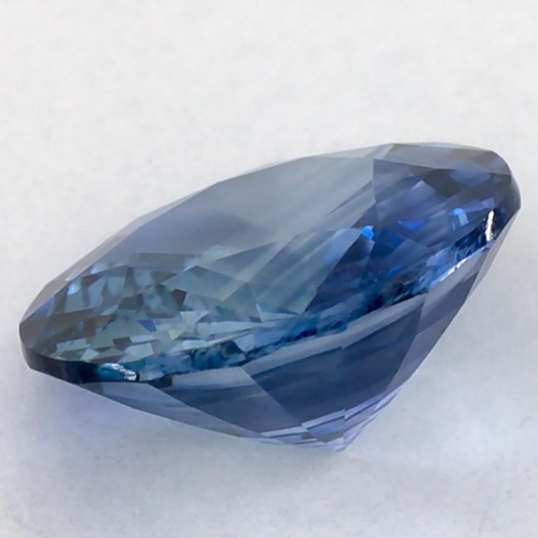 1.63 carati di zaffiro blu rotondo sfuso in vendita 3
