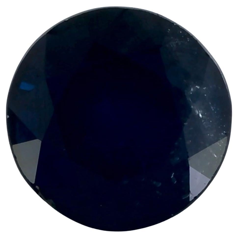 1.63 ct Zafiro Azul Redondo Gema Suelta
