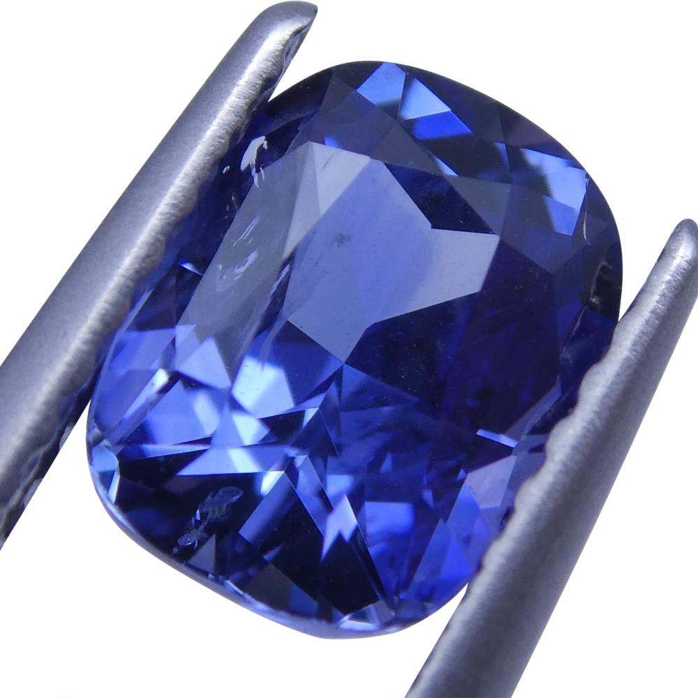 1.63 Ct Cushion Blue Sapphire IGI Certified In New Condition For Sale In Toronto, Ontario