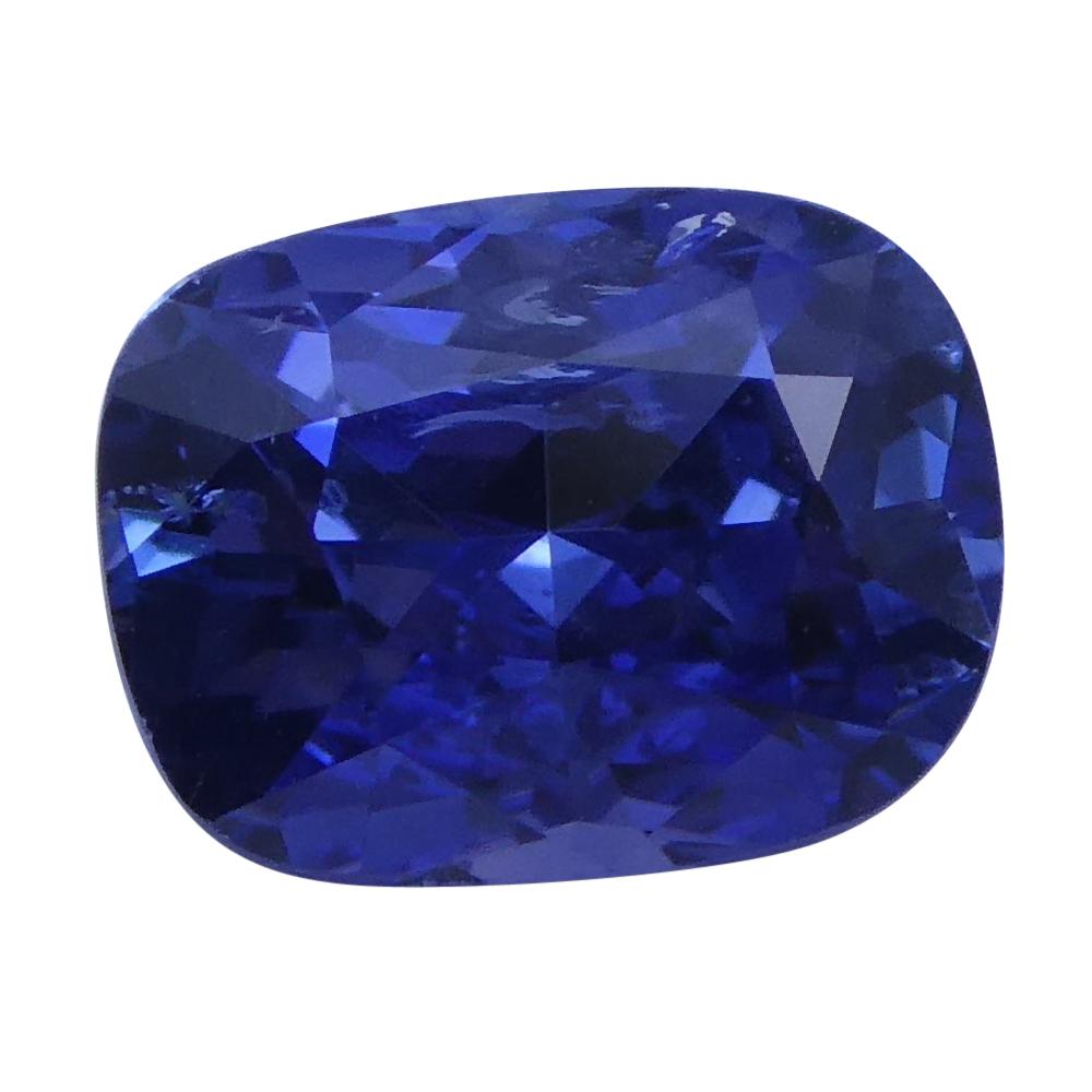 1.63 Ct Cushion Blue Sapphire IGI Certified