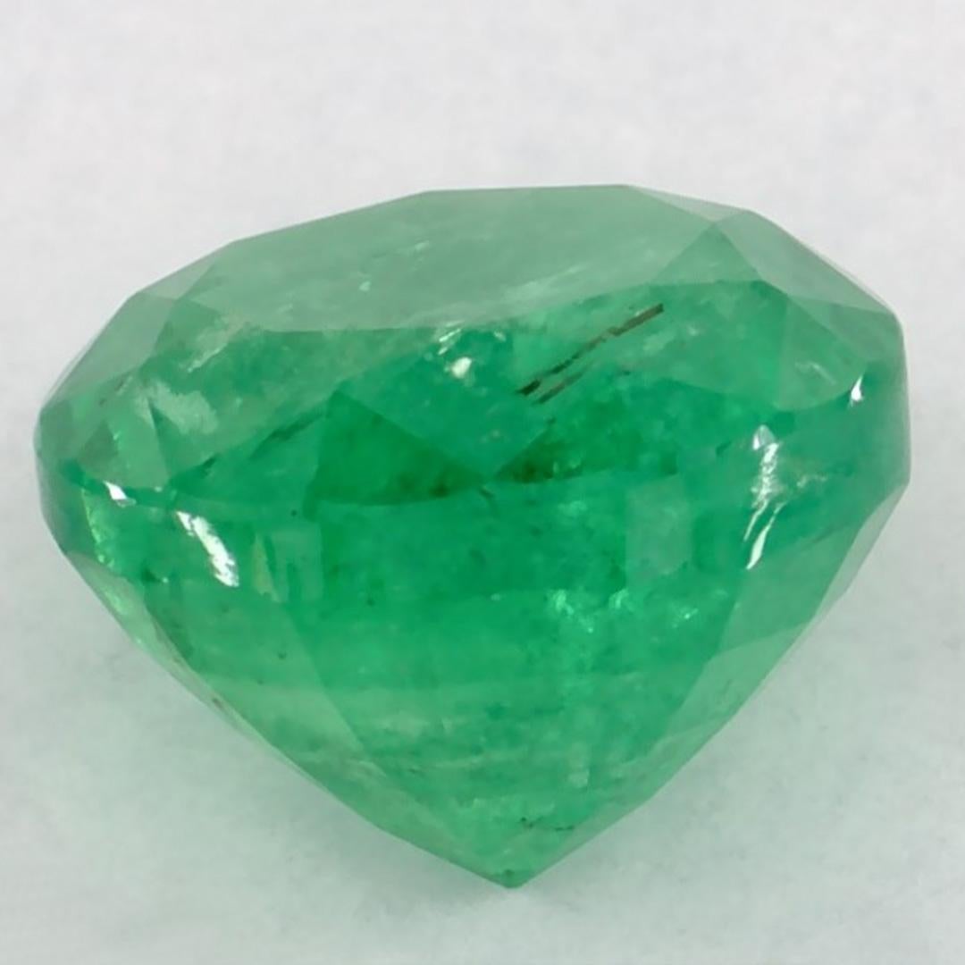 Gema suelta redonda esmeralda de 1.63 ct en Nuevo estado para la venta en Fort Lee, NJ