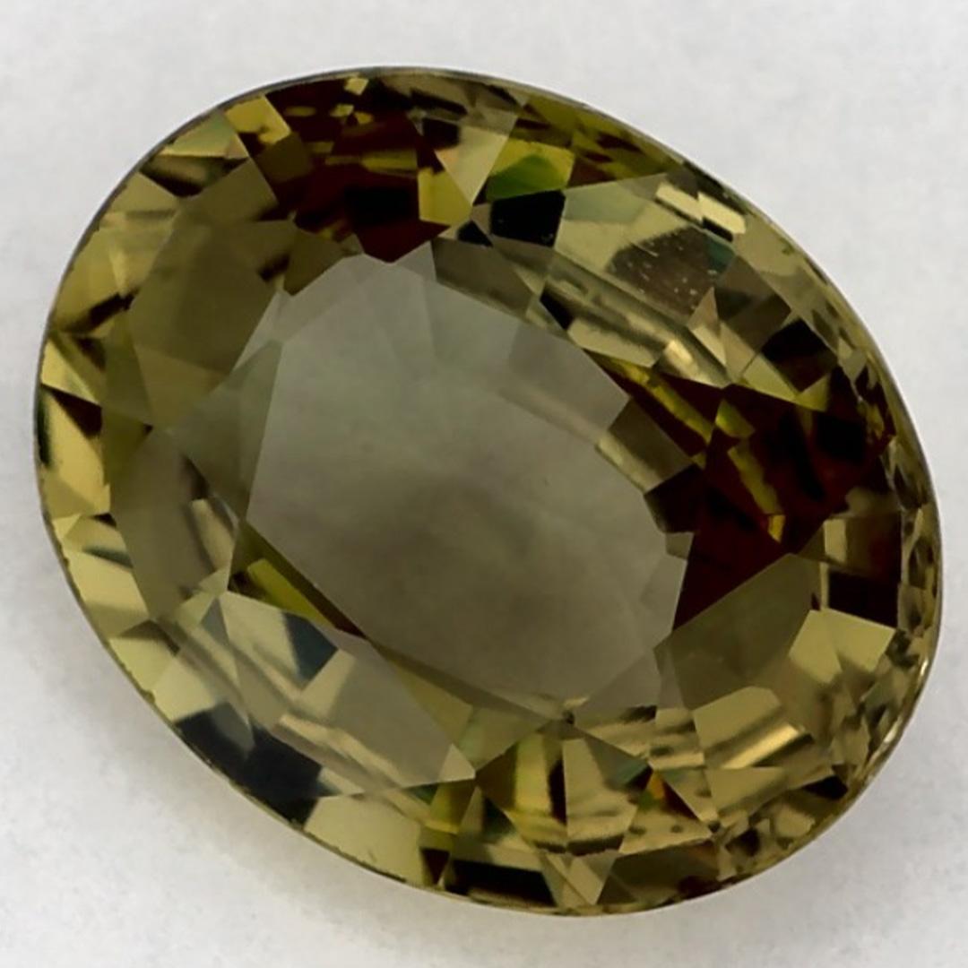 Ce saphir vert naturel offre élégance et sophistication. Avec sa riche saturation de couleurs et sa coupe précise, il constitue la pièce maîtresse parfaite pour une bague de fiançailles ou une conception de bijoux de luxe.

Ce saphir provient du Sri