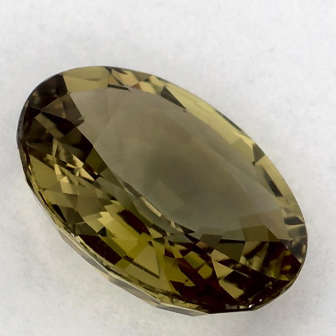1.63 Ct Green Sapphire Oval Loose Gemstone (Saphir vert ovale en vrac) en vente 1