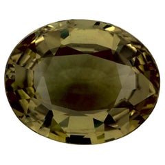 1.63 Ct Green Sapphire Oval Loose Gemstone
